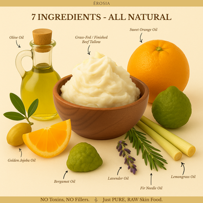 Orange & Bergamot Tallow Cream