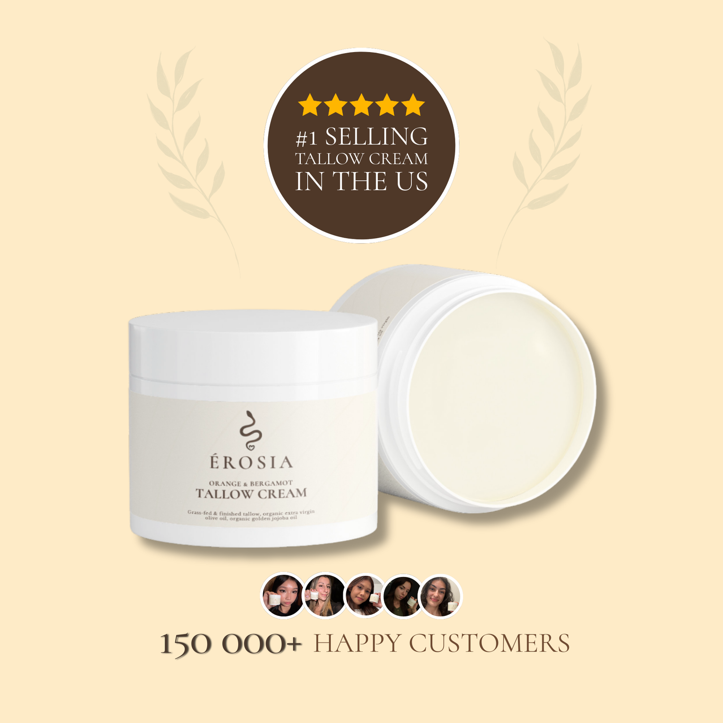 Orange & Bergamot Tallow Cream